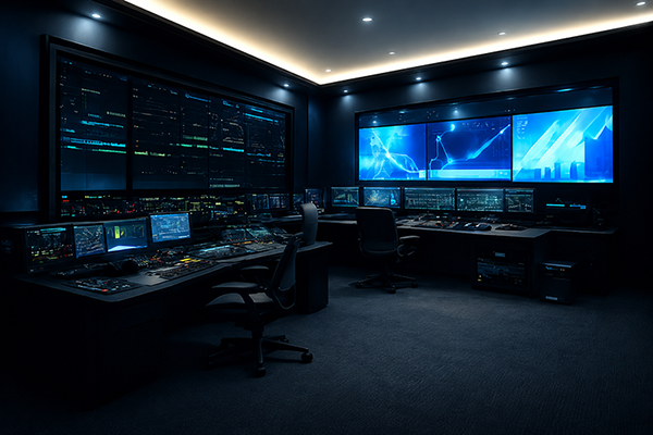 National Broadcast Studio control room